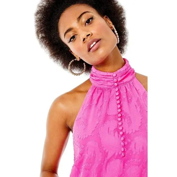 ✨HP✨Lilly Pulitzer Kristine Halter Dress NWT - Picture 4 of 9